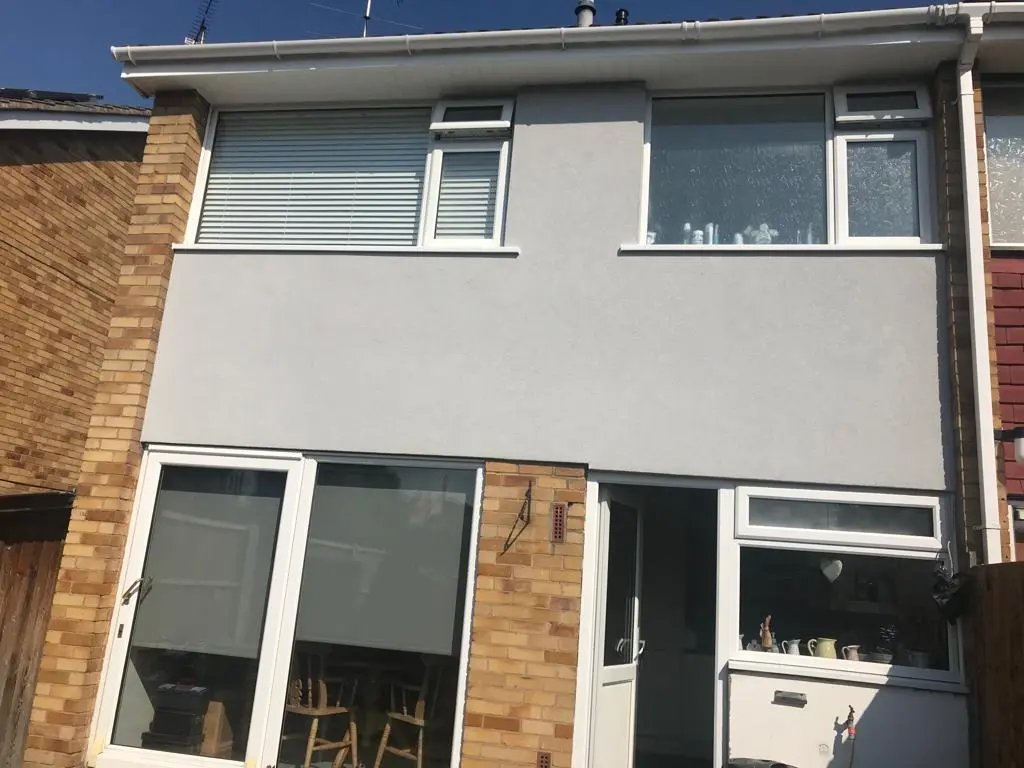 Silicone render finish